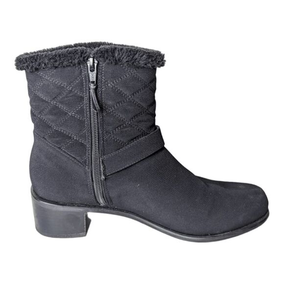 STUART WEITZMAN Furgorby Aquatex Faux Fur Ankle Boot Size 8.5M - Picture 8 of 9